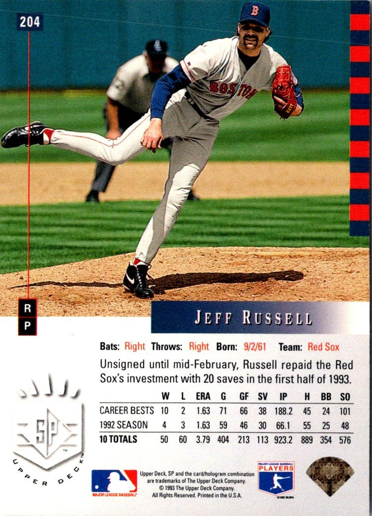 1993 SP Jeff Russell