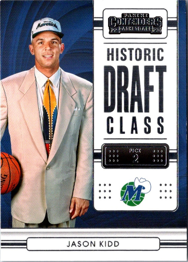 2022 Panini Contenders Historic Draft Class Jason Kidd #6