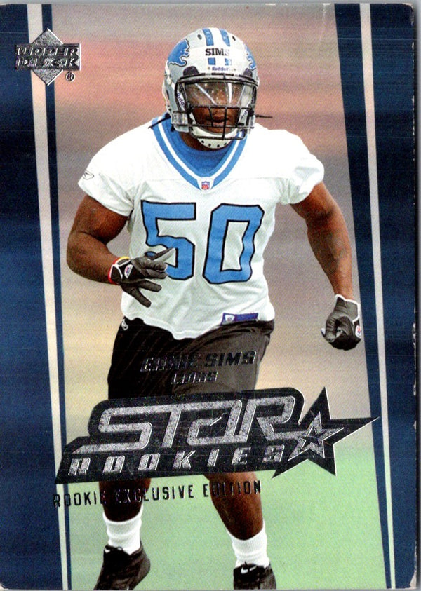 2006 Upper Deck Star Rookies Rookie Exclusive Edition Ernie Sims #247