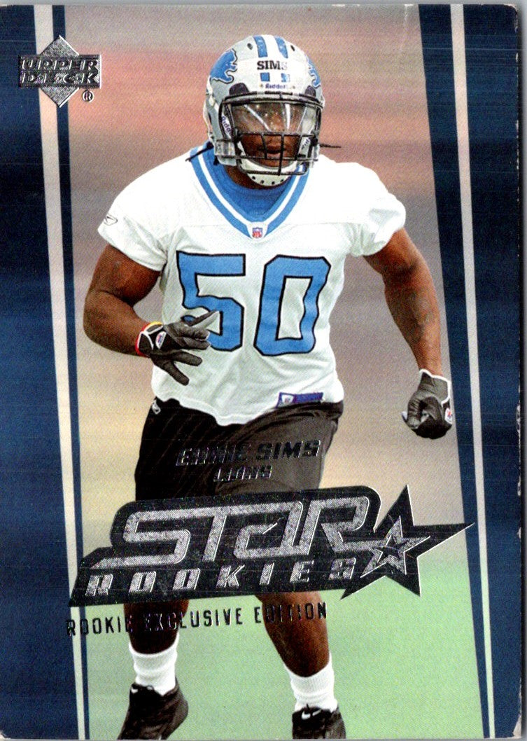 2006 Upper Deck Star Rookies Rookie Exclusive Edition Ernie Sims