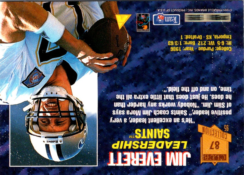 1995 Pinnacle Club Collection Jim Everett