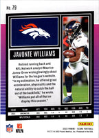 2022 Score Javonte Williams #79