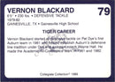 1989 Collegiate Collection Auburn Coke 580 Vernon Blackard