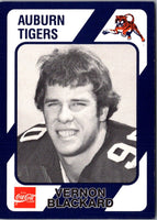 1989 Collegiate Collection Auburn Coke 580 Vernon Blackard #79
