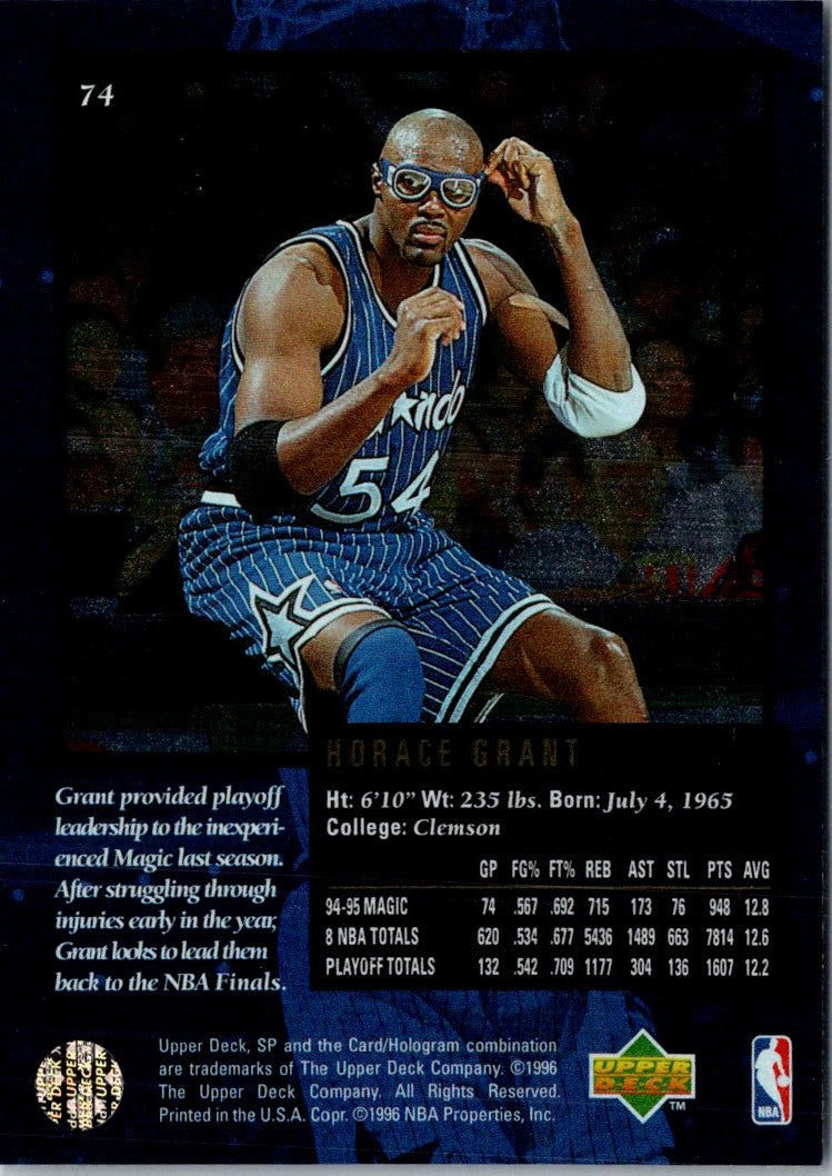 1996 Bowman's Best Horace Grant