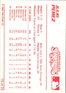 1990 Star Harrisburg Senators Julio Perez
