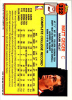 1992 Topps Matt Geiger #322 Rookie