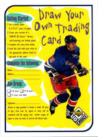 1998 UD Choice Draw Your Own Trading Card Wayne Gretzky #DW1