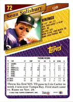 1993 Topps Sean Salisbury #72