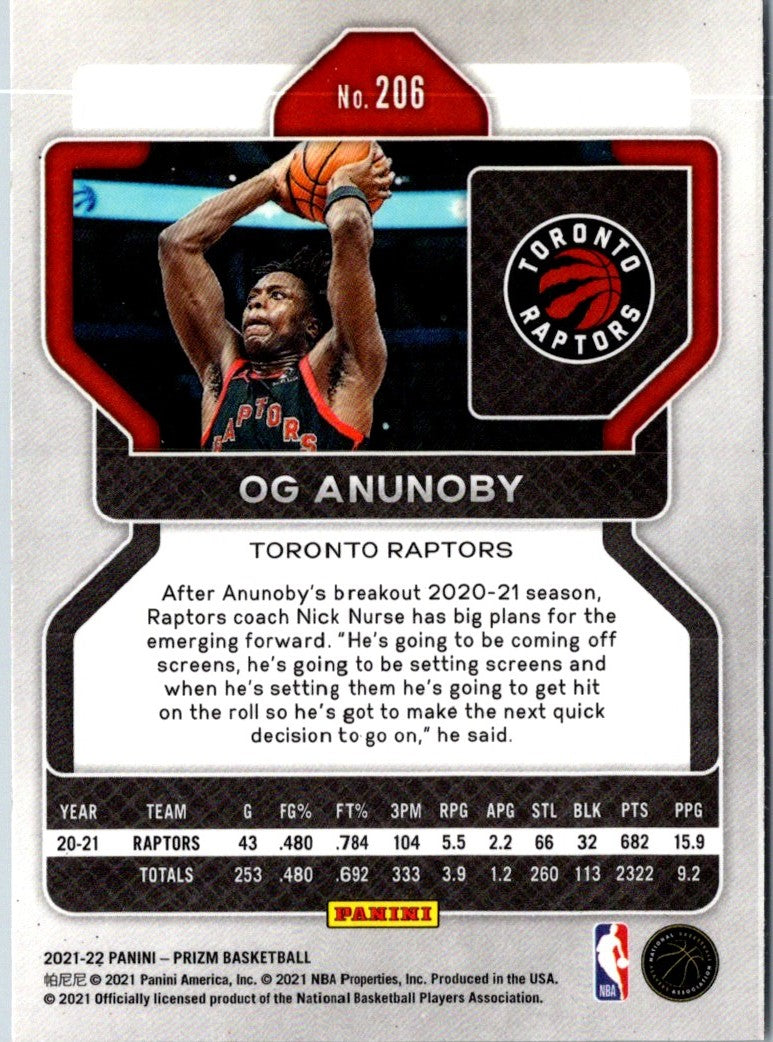 2021 Panini Prizm OG Anunoby