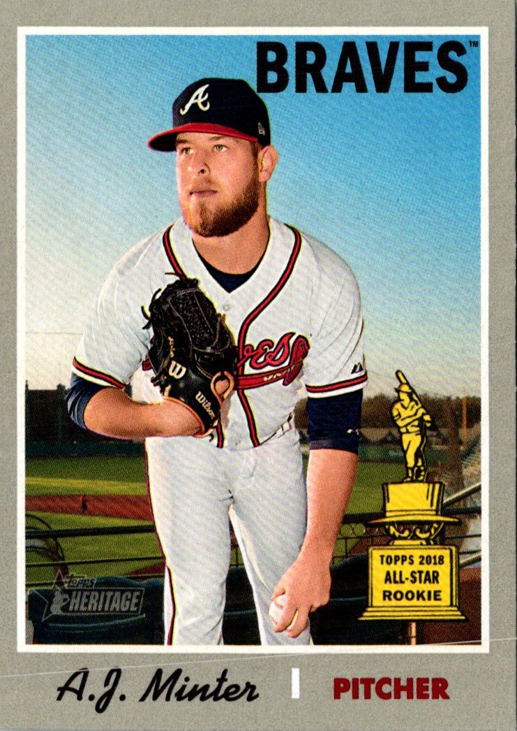 2019 Topps Heritage A.J. Minter