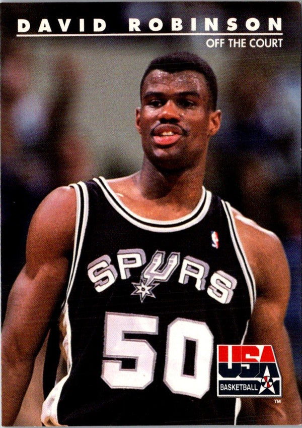 1992 SkyBox USA David Robinson #77