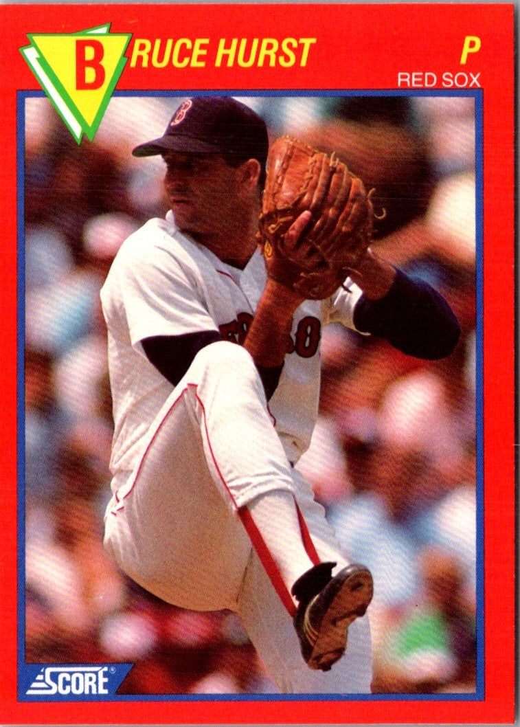 1989 Score Baseball's 100 Hottest Players Bruce Hurst