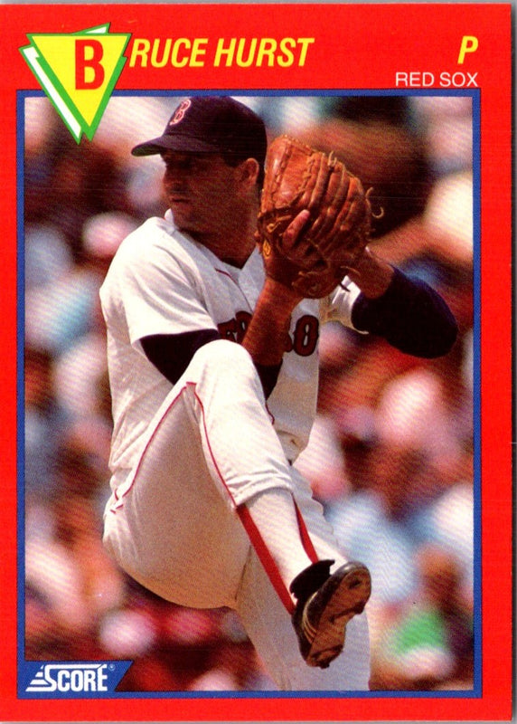 1989 Score Baseball's 100 Hottest Players Bruce Hurst #79