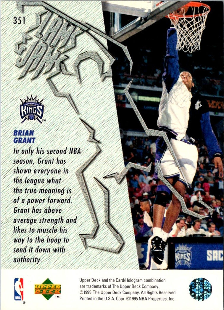 1995 Upper Deck Electric Court Brian Grant