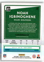 2020 Donruss Optic Blue Noah Igbinoghene #111