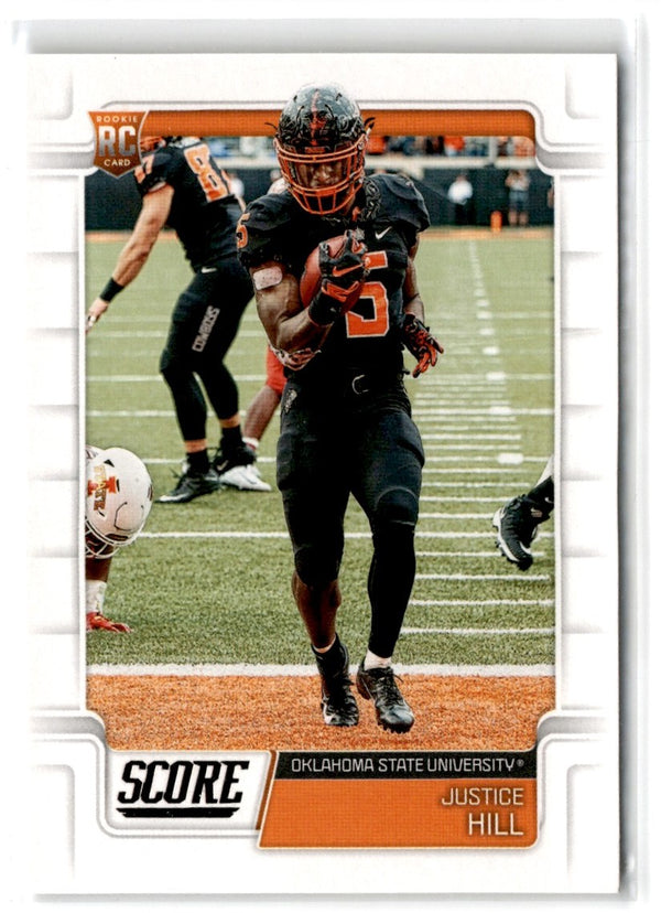 2019 Score Justice Hill #399 Rookie