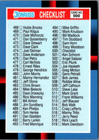 1988 Donruss Baseball's Best Checklist 113-224 #329