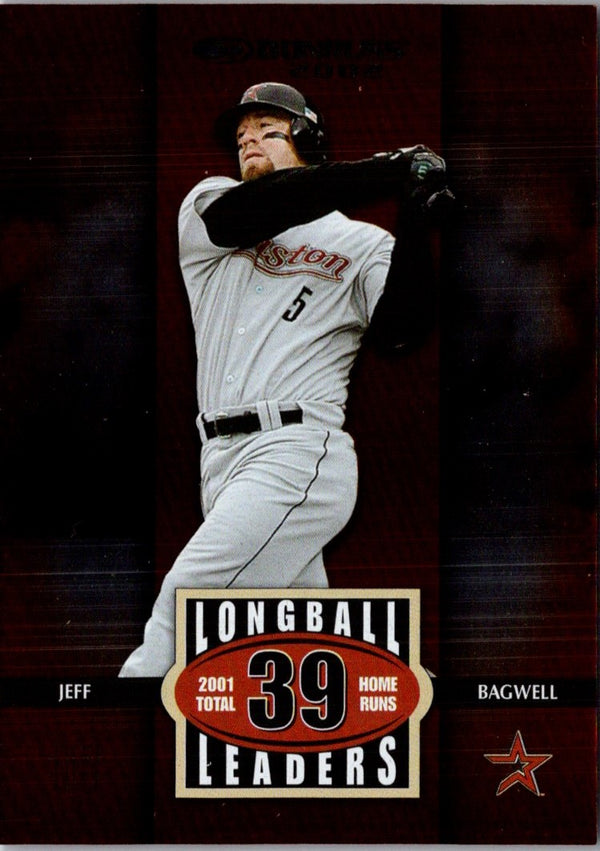 2002 Donruss Longball Leaders Jeff Bagwell #LL-13 0939/1000