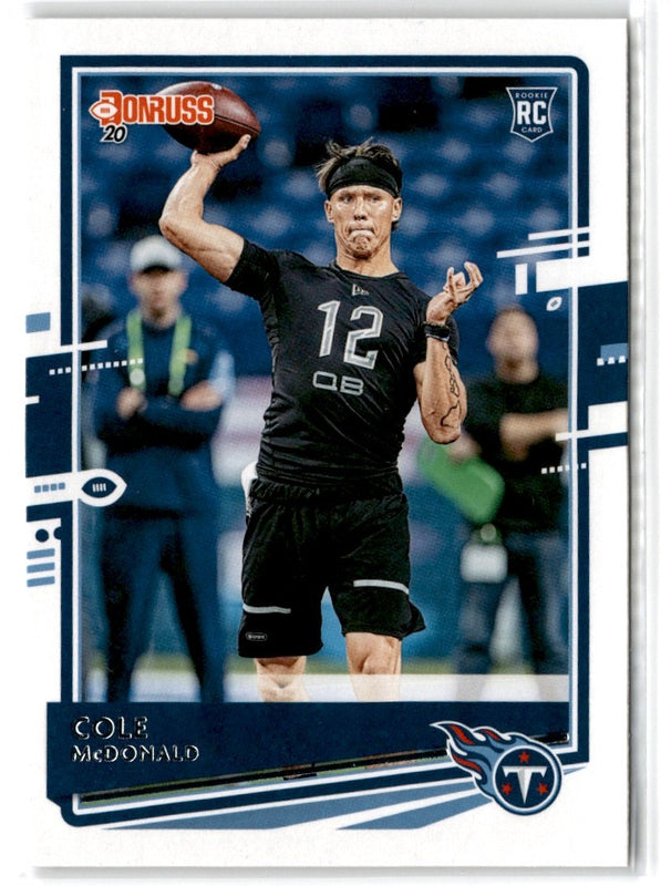 2020 Donruss Press Proofs Blue Cole McDonald #298