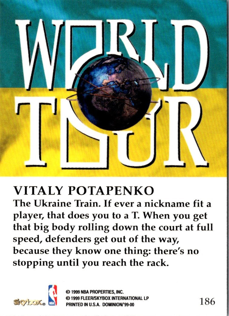 1999 SkyBox Dominion Vitaly Potapenko