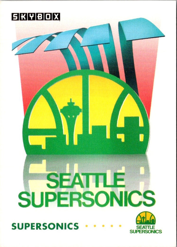 1991 SkyBox Seattle Supersonics Logo #375