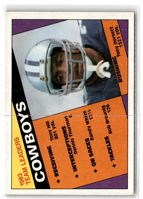 1984 Topps Glossy Send-In Tony Dorsett #4