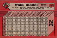 1989 Bowman Wade Boggs #32