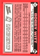 1985 Topps Traded Bobby Valentine