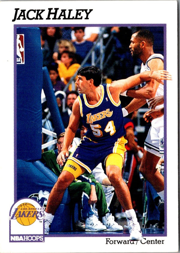 1991 Hoops Taco Bell Los Angeles Lakers Jack Haley #NNO