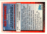 1995 Topps Traded & Rookies Alex Hernandez #69T Rookie