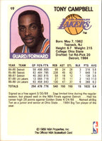 1989 Hoops Tony Campbell #19 Rookie
