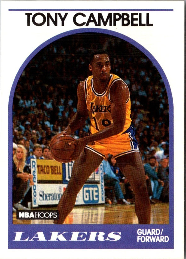 1989 Hoops Tony Campbell #19 Rookie