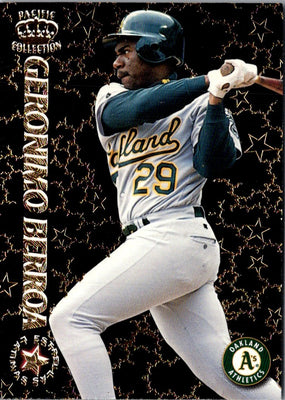 1996 Pacific Crown Collection Estrellas Latinas Geronimo Berroa #EL-4