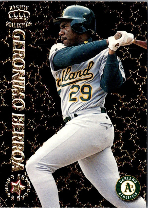 1996 Pacific Crown Collection Estrellas Latinas Geronimo Berroa #EL-4
