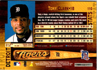 1997 Pinnacle Tony Clark #110