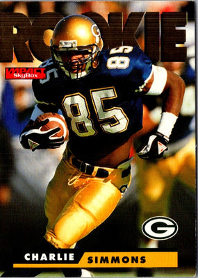 1995 SkyBox Impact Charlie Simmons #195 Rookie