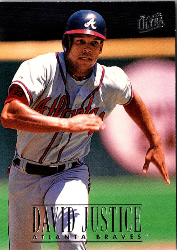 1996 Ultra David Justice #157