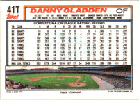 1992 Topps Traded Gold Danny Gladden #41T