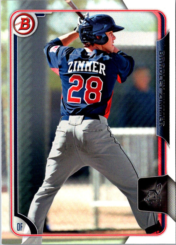 2015 Bowman Draft Picks & Prospects Bradley Zimmer #154