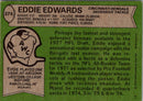 1978 Topps Eddie Edwards