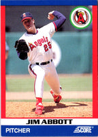 1991 Score 100 Superstars Jim Abbott #69