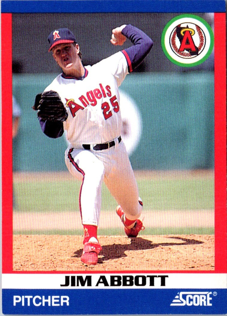 1991 Score 100 Superstars Jim Abbott