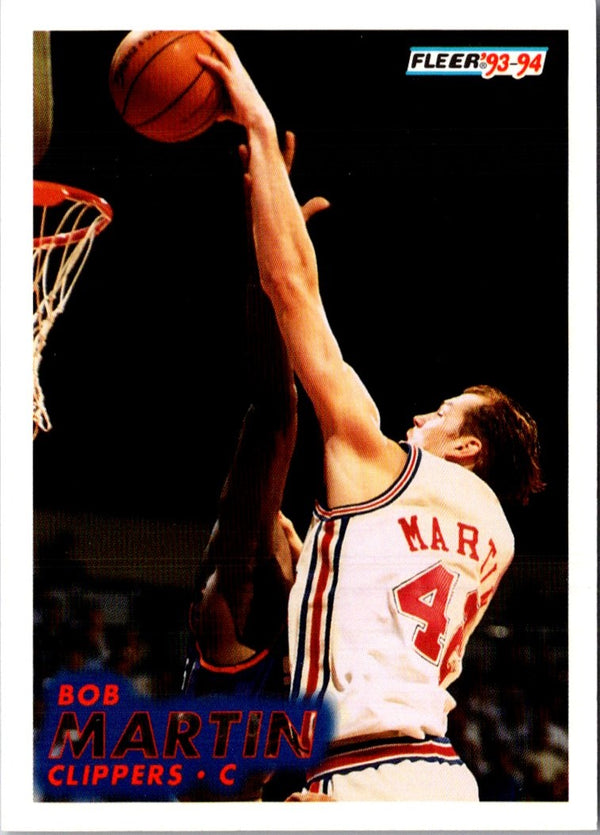 1993 Fleer Bob Martin #307 Rookie