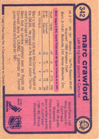 1982 O-Pee-Chee Marc Crawford #342 Rookie