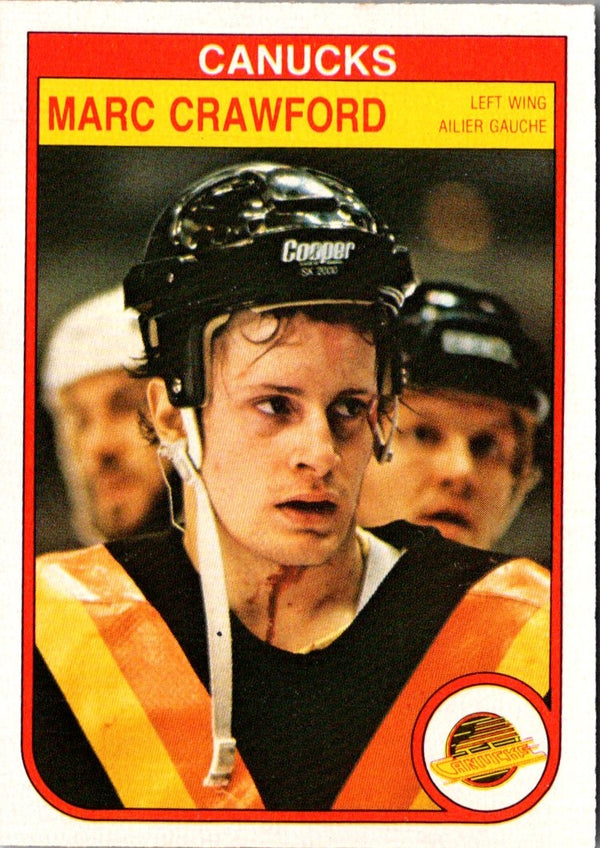 1982 O-Pee-Chee Marc Crawford #342 Rookie