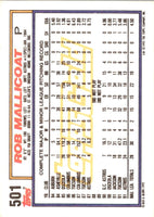 1992 Topps Rob Mallicoat #501