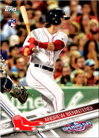 2017 Topps Opening Day Andrew Benintendi #58 Rookie