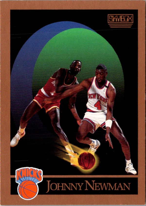 1990 SkyBox Johnny Newman #190