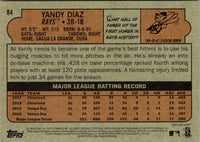 2021 Topps Heritage Red Yandy Diaz #84